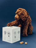 HAY Dogs Food Storage Tin - Large - Blue and white