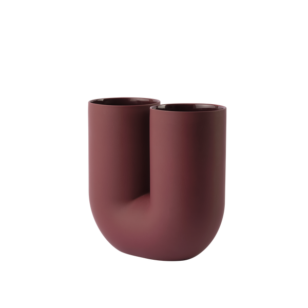 Kink Vase - Deep Red