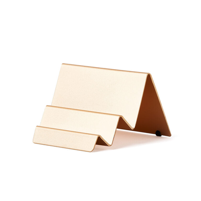 City Card Stand - Soft Gold