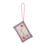 Christmas Letter Ornament - Santa