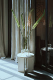 Échasse Vase Medium - Brass, Green Smoked Glass