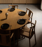 Merkur Dining Chair w/Armrests - Natural Oak