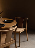 Merkur Dining Chair w/Armrests - Natural Oak