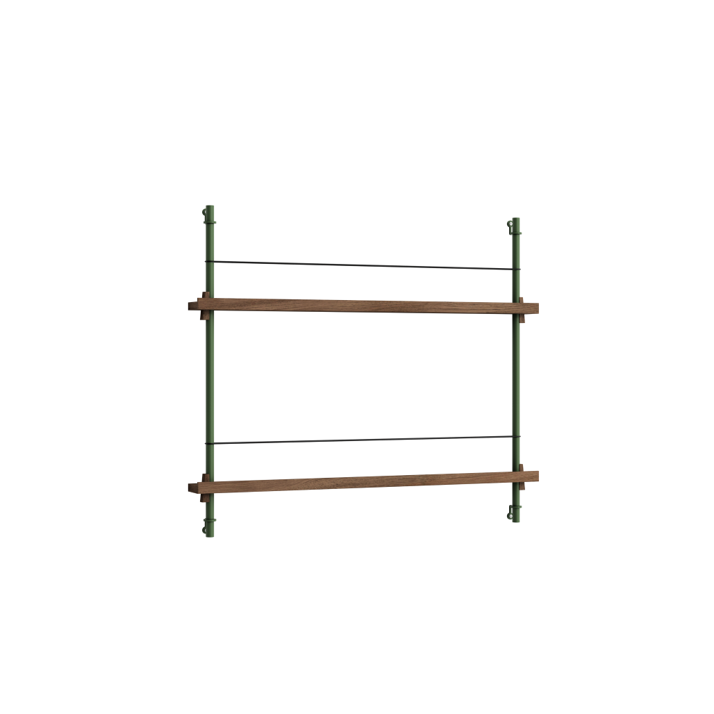 Magazine Shelving – Smoked-Oak/Pine-Green- MS.65.1