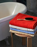 Mono Bath Towel - Poppy Red