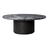 Masuta de Cafea Moon Rotundă - Grey Emperador Marble