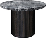 Masuta de Cafea Moon Rotundă - Grey Emperador Marble