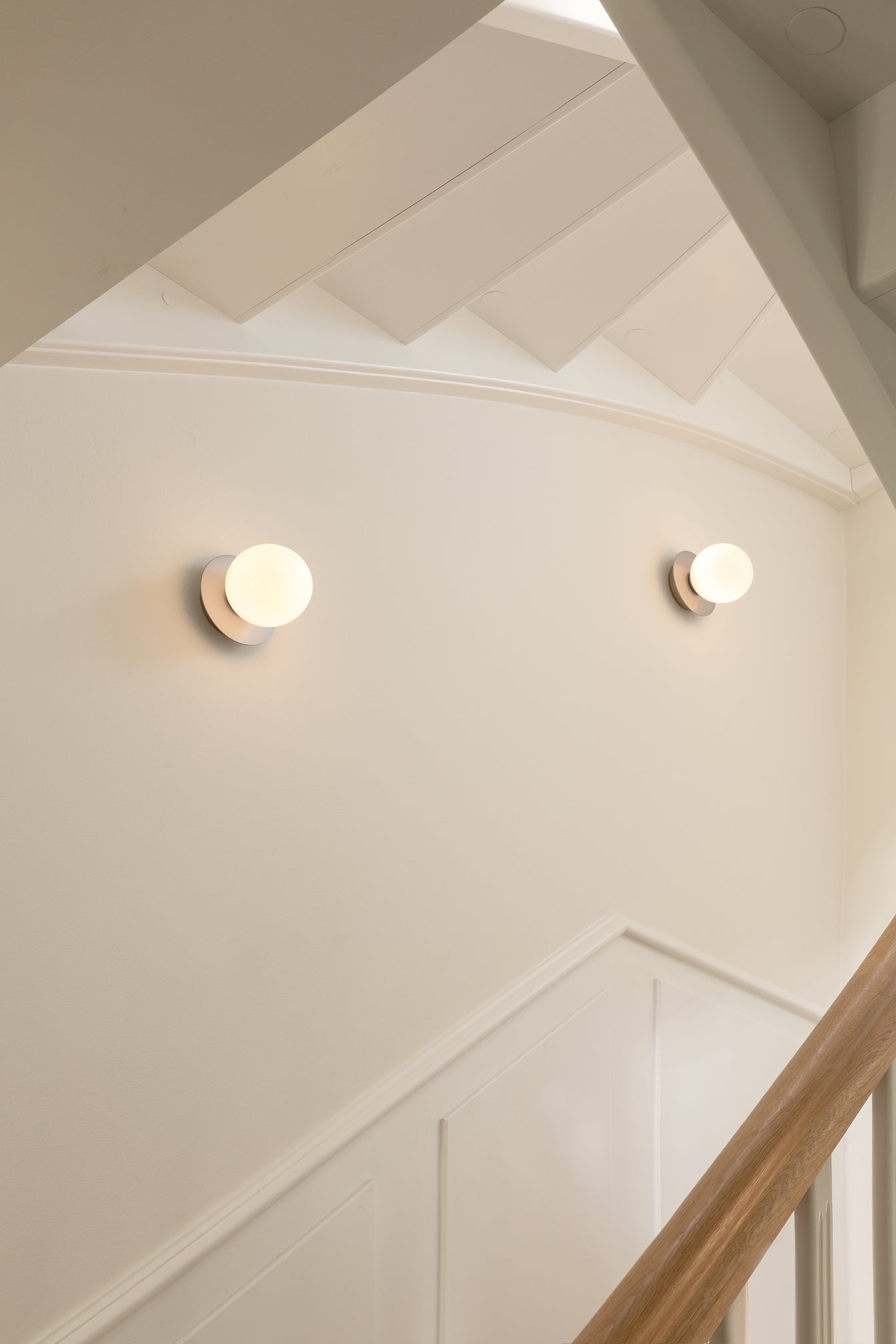 Aplica / Plafoniera Liila 1 -  Light Silver - Opal White