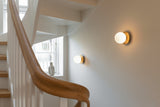 Wall / Ceiling Lamp Liila 1 - Nordic Gold - Opal White