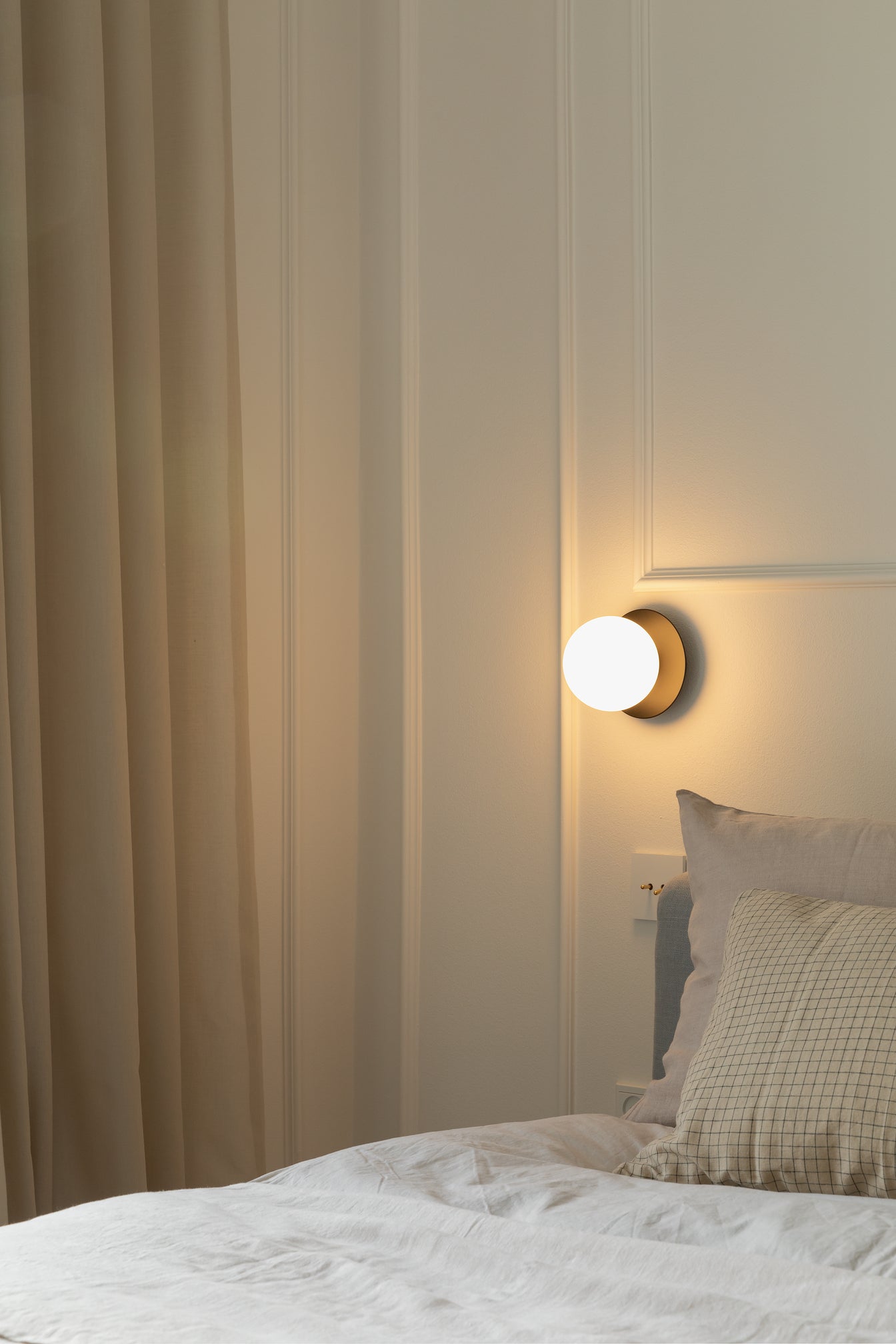 Aplica / Plafoniera Liila 1 -  Black - Opal White