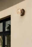 Outdoor Wall / Ceiling Lamp Liila 1 - Dark Bronze - Optic Clear