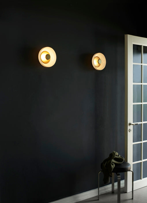 Aplica / Plafoniera Blossi -  Nordic Gold / Opal White