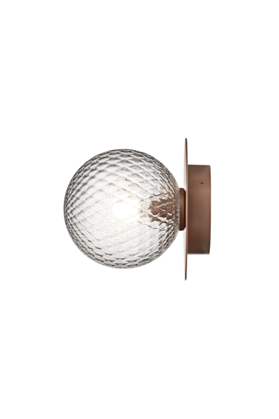 Aplica / Plafoniera de Exterior Liila 1 -  Dark Bronze - Optic Clear