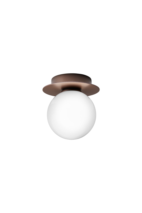 Aplica / Plafoniera Liila 1 -  Dark Bronze - Opal White