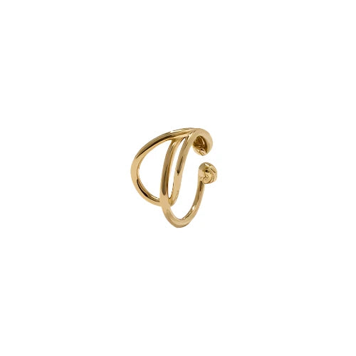 Lower Lobe Ear Cuff - Gold Vermeil