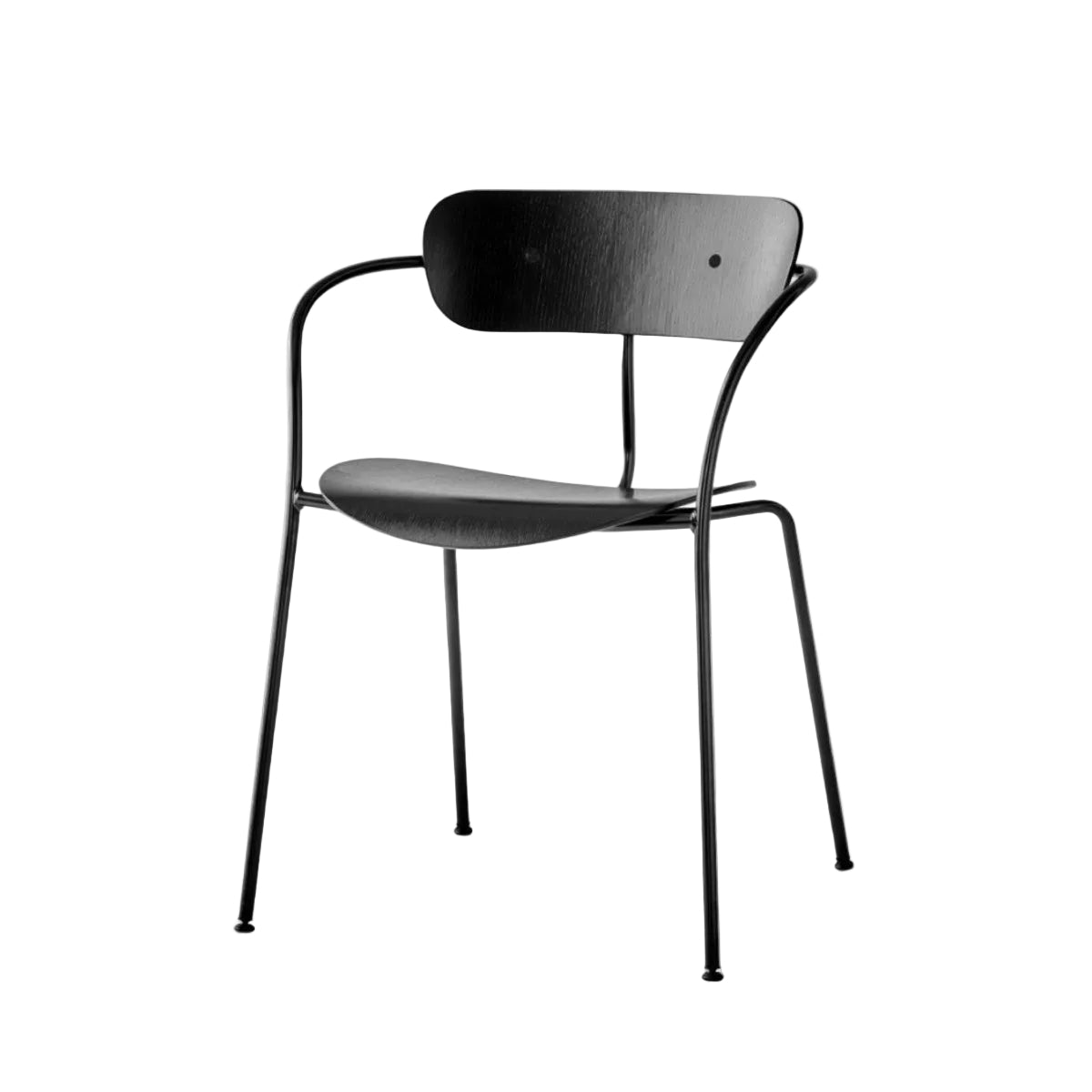 Pavilion AV2 Chair -  Black Lacquered Oak