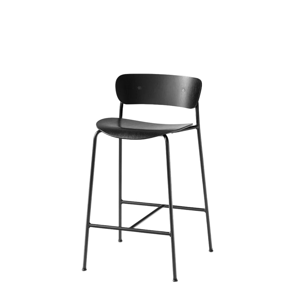 Pavilion AV7 Counter chair - Black Lacquered Oak