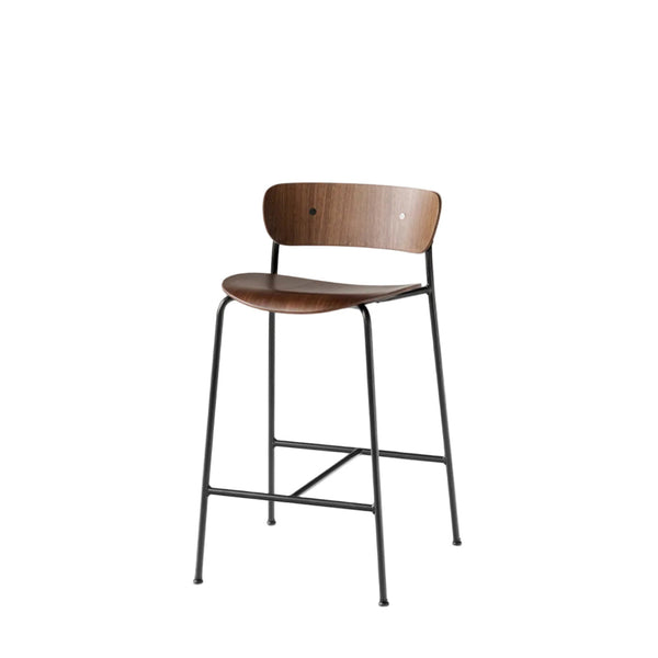 Pavilion AV7 Counter chair - Lacquered Walnut