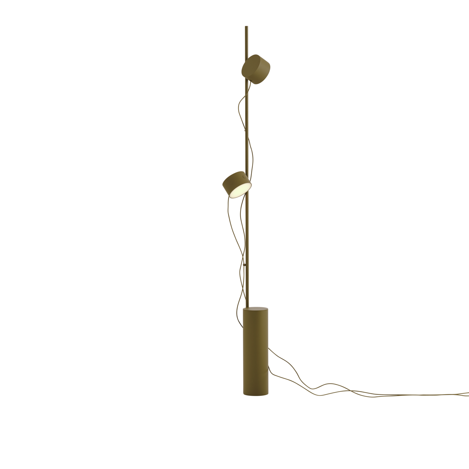 Lampadar Post - Brown Green