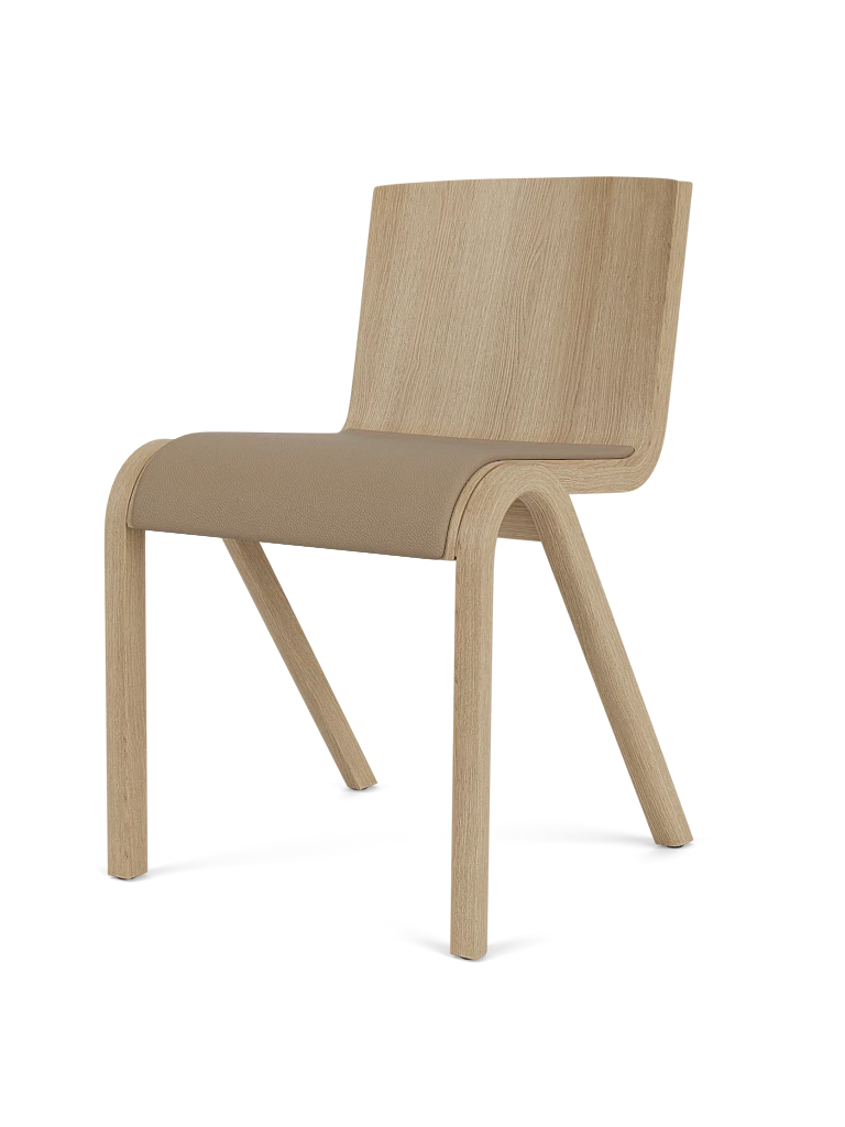 Ready Dining Chair - Natural Oak - Seat Upholstered