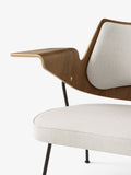 RFH RD8 Lounge Chair - Walnut and beech veneer & Hallingdal 103