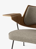 RFH RD8 Lounge Chair - Walnut and beech veneer & Hallingdal 227