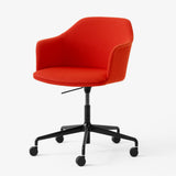 Rely Meeting Chair HW56 - 5-Star Base, Gas lift, Castors - Full Upholstered With Seat Pad