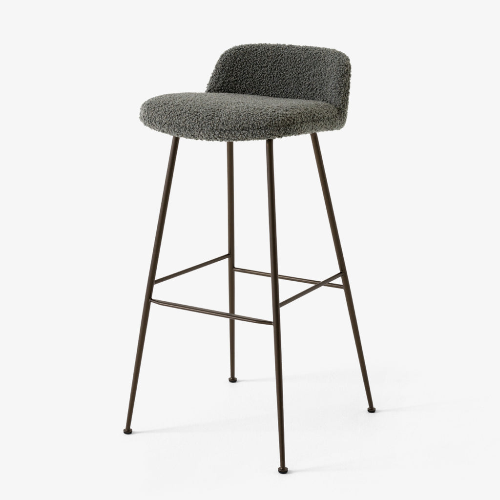 Rely Bar Stool HW89 - Fully Upholstered with Seat Pad