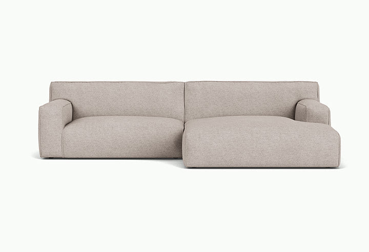 Clay Corner Sofa with Large Longchair - Right