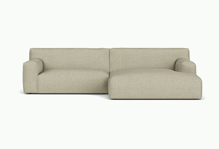 Clay Corner Sofa with Large Longchair - Right