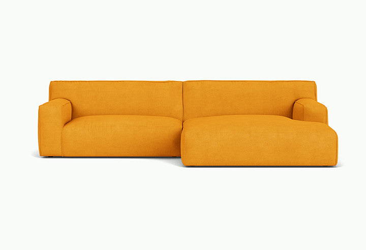 Clay Corner Sofa with Large Longchair - Right