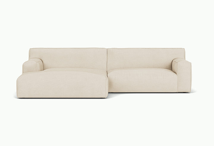 Clay Corner Sofa with Large Longchair - Left