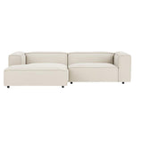 Dunbar Corner Sofa Divan - Left - Soil Natural