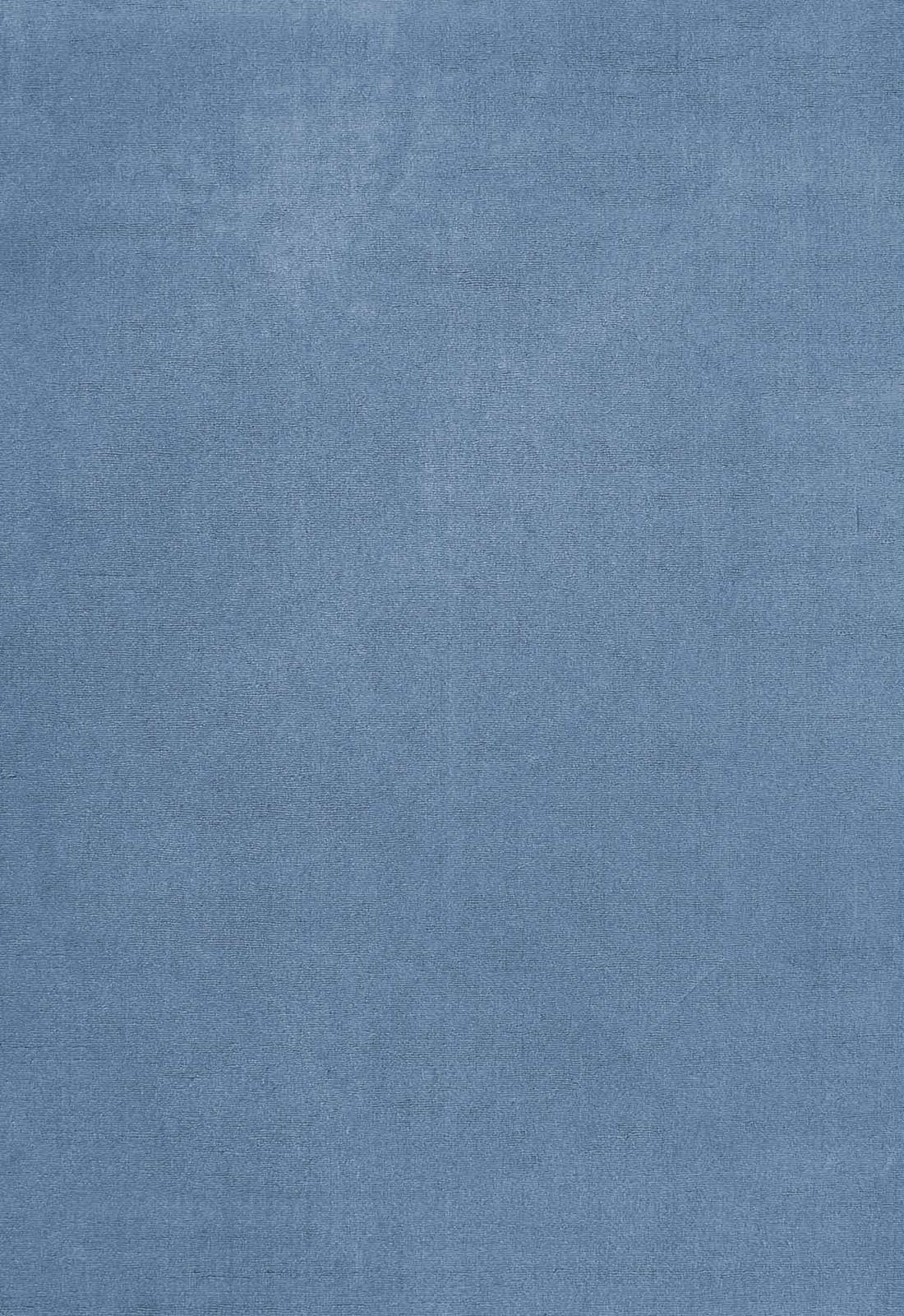 Solid Wool Rug -  Cornflower Blue