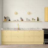 Aplică / Plafonieră Circle 200 Galben