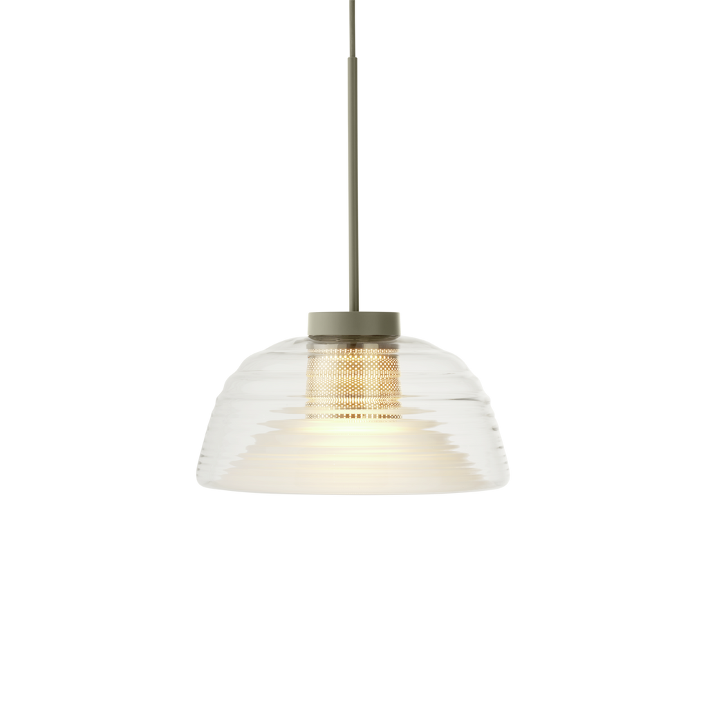 Two-Layer Pendant Lamp - Olive