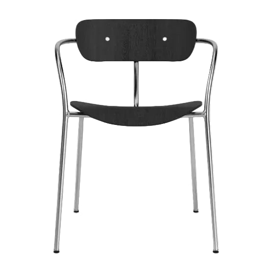 Pavilion AV2 Chair -  Black Lacquered Oak