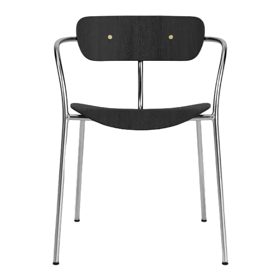 Pavilion AV2 Chair -  Black Lacquered Oak