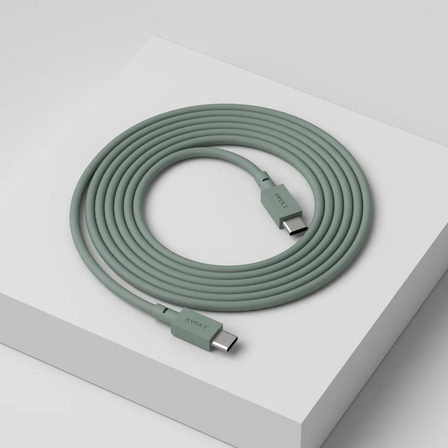 Cable 1 USB-C to USB-C - Oak Green