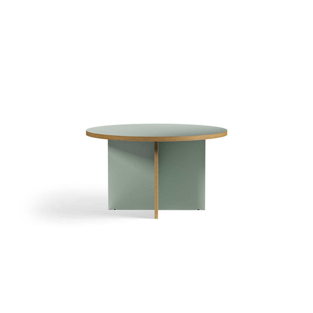 Masă de dining rotunda - Pale green