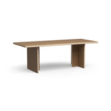 Rectangular Dining Table - Brown