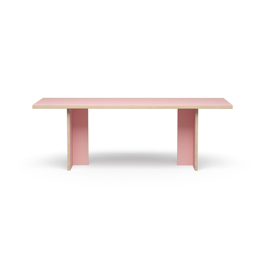 Rectangular Dining Table - Pink