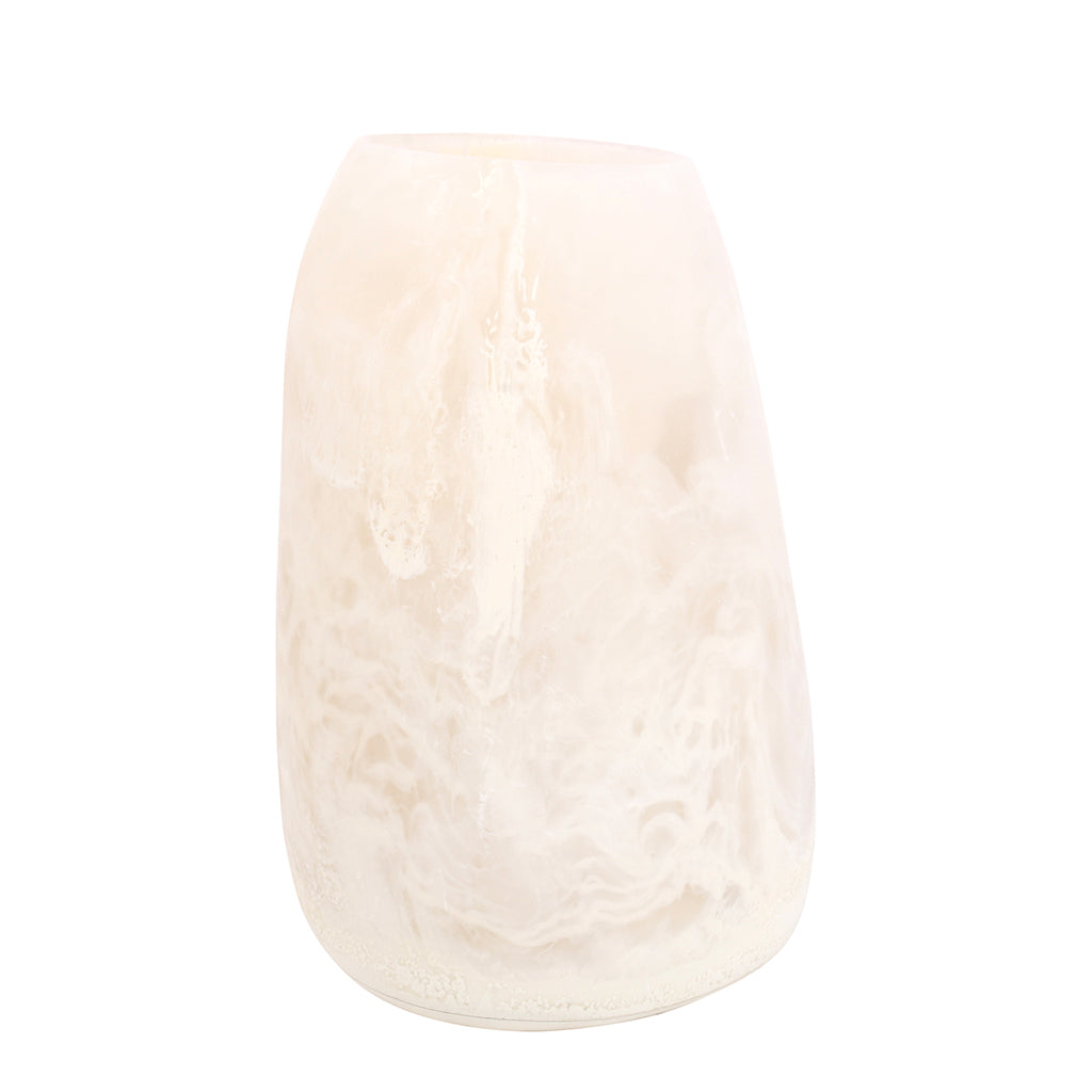 Large Pebble Vase - Chalk Swirl