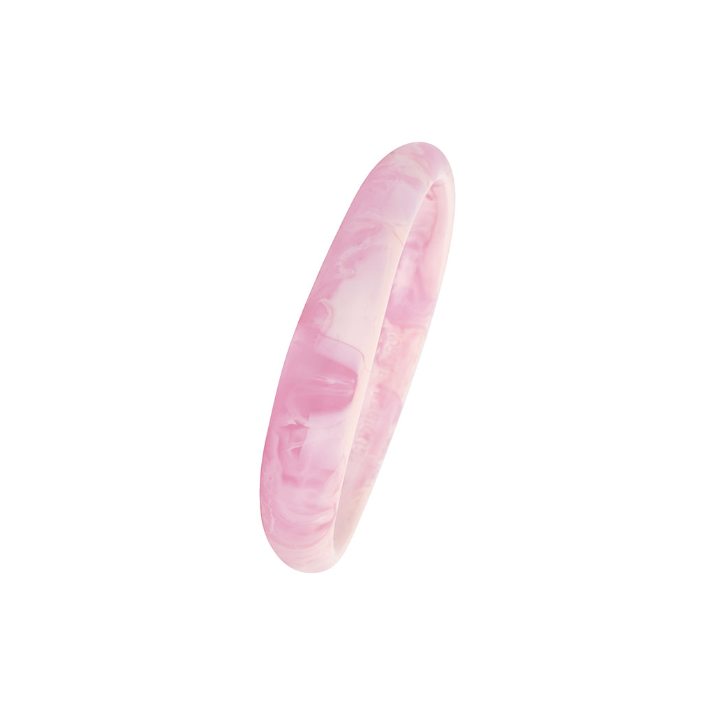 Rock Wishbone Bangle - Shell Pink