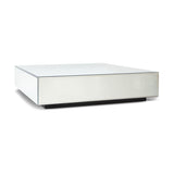 Măsuță Mirror block clear, 90x90cm