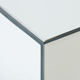 Măsuță Mirror block clear, 90x90cm