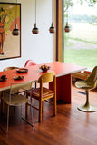 Rectangular Dining Table - Red