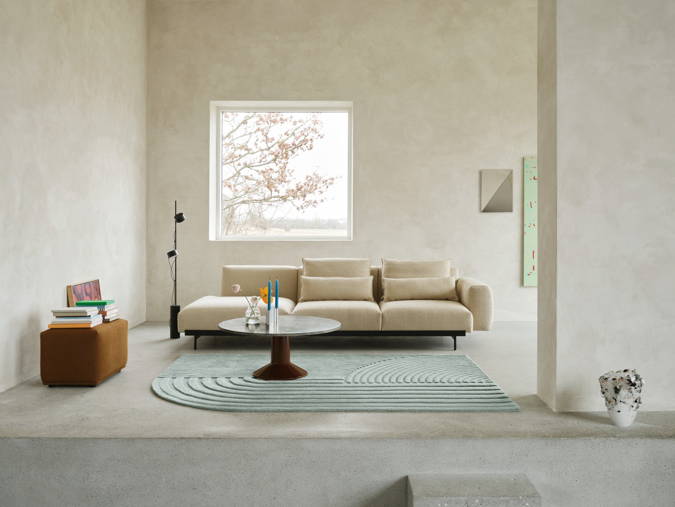 Covor Relevo - Sage Green