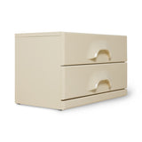 Chest of 2 drawers - Cream