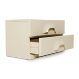 Chest of 2 drawers - Cream